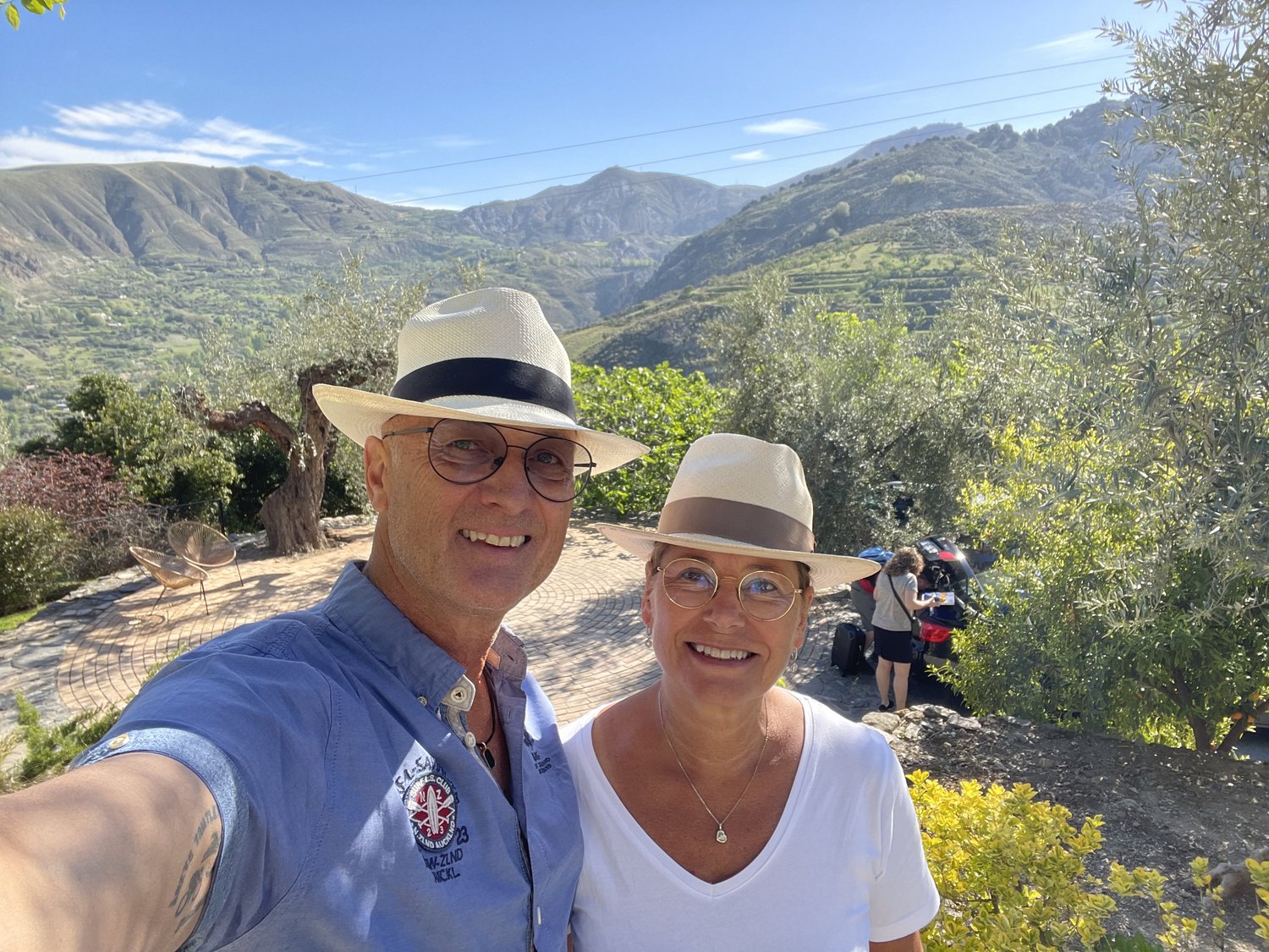 Værtsparret Hanne og Lau i Olargues
